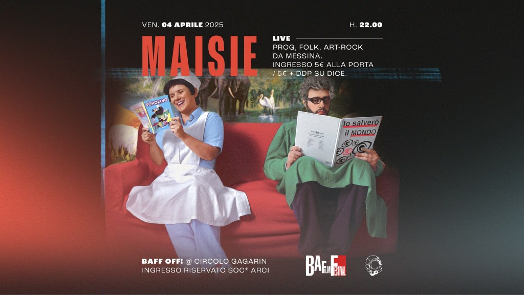 BAFF OFF al Circolo Gagarin: il cinema incontra la sperimentazione musicale con i&nbsp;Maisie