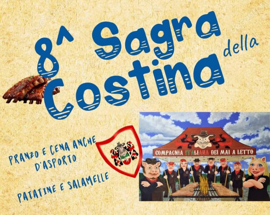 Costine, musica e… mai a letto: torna la Sagra della Costina di&nbsp;Rescalda