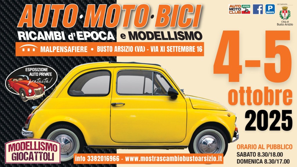 32ª edizione della Mostra Scambio di Busto&nbsp;Arsizio