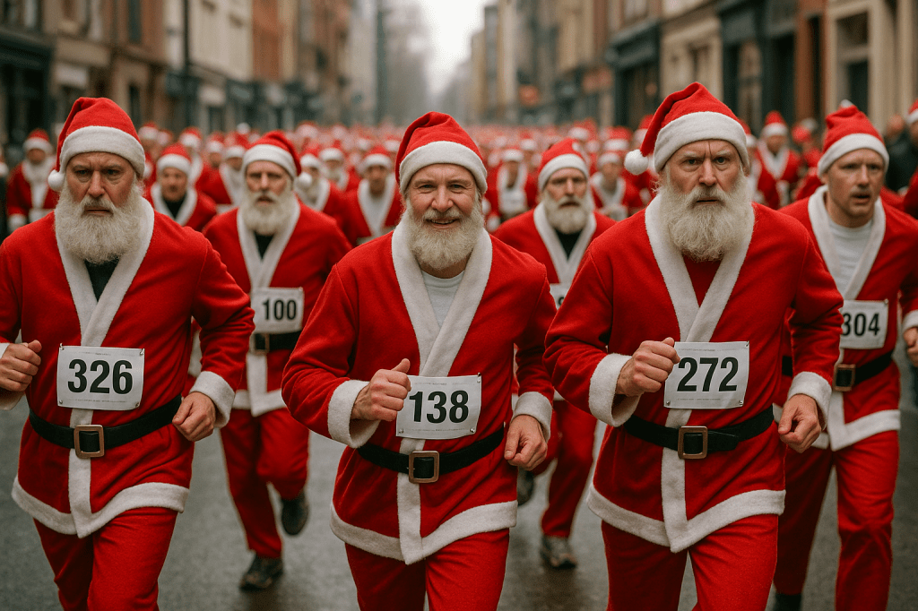 Babbi Natale in corsa! La terza edizione fa tappa a&nbsp;Bizzozero