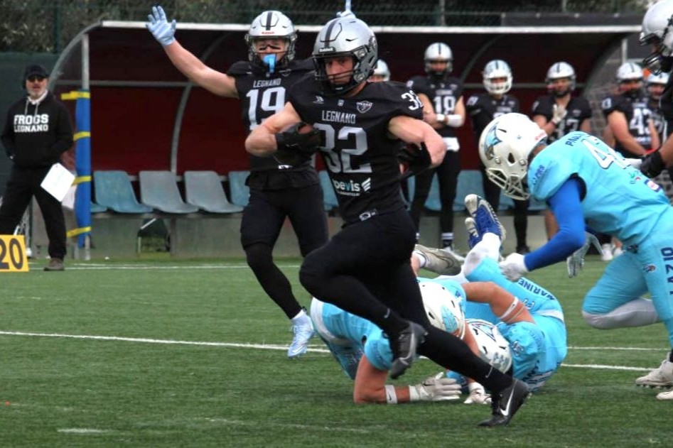 IFL 2026: SECONDA VITTORIA PER I FROGS LEGNANO IN TRASFERTA A ROMA, PARTITA SOFFERTA CONTRO MARINES&nbsp;LAZIO