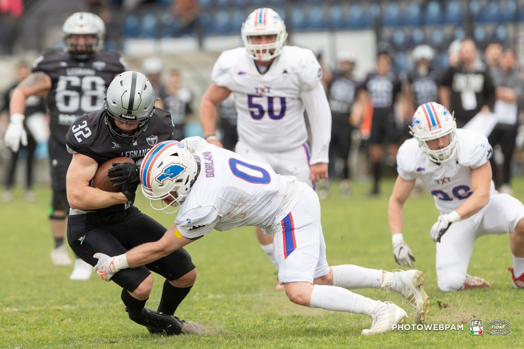 Frogs Legnano: terza vittoria in IFL, ma che battaglia con le Aquile&nbsp;Ferrara
